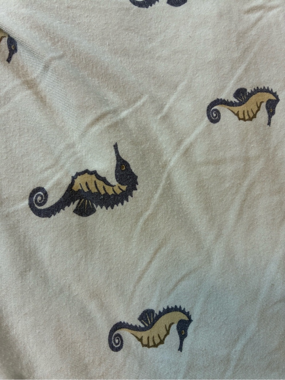 Kyte Baby Seahorse Toddler Blanket Retired Print Rare - Picture 5 of 6